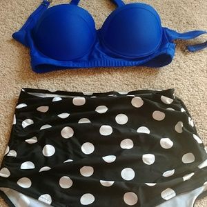 Two piece bathing suit